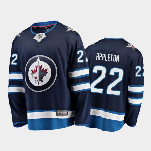 Mason Appleton Home Winnipeg Jets Jersey 2021 Seas...