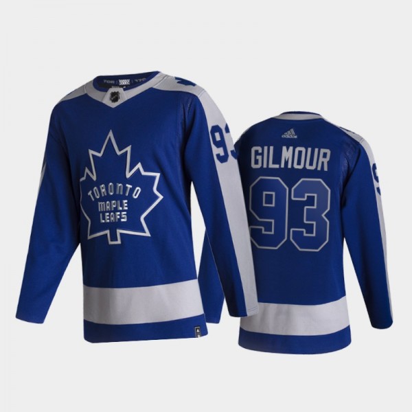 Doug Gilmour Reverse Retro Toronto Maple Leafs 2020-21 Jersey Special Edition Authentic - Blue