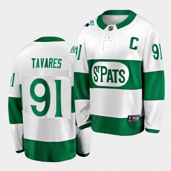 2021 St. Pats John Tavares Toronto Maple Leafs 91 ...