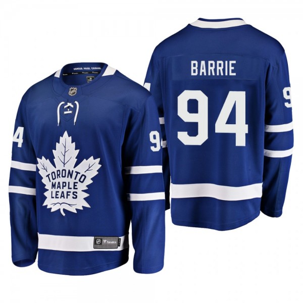 Toronto Maple Leafs Tyson Barrie Home Blue Jersey