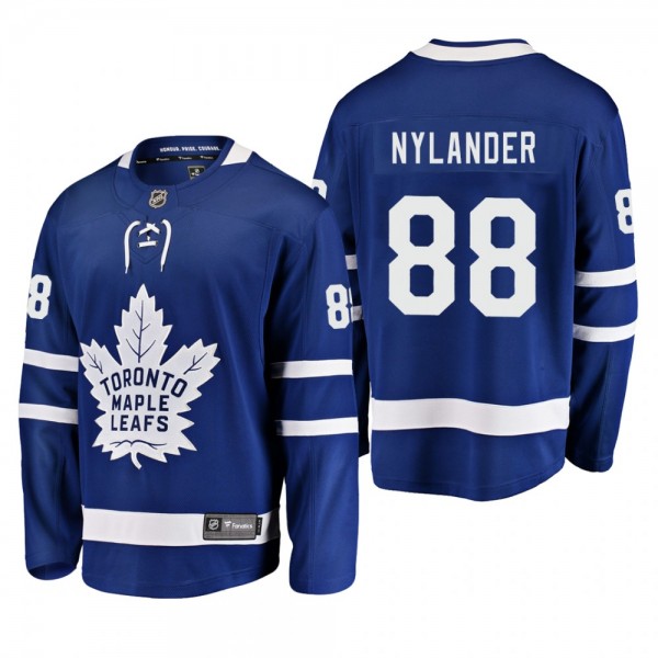 Toronto Maple Leafs William Nylander Home Blue Jer...