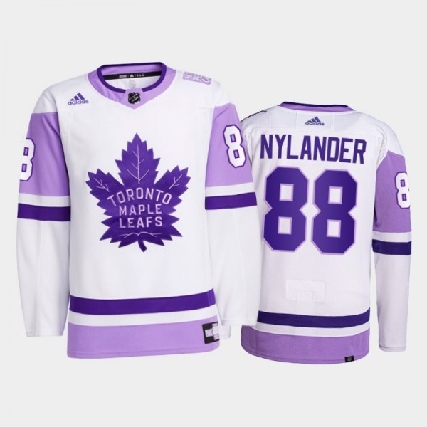 William Nylander 2021 HockeyFightsCancer Jersey To...