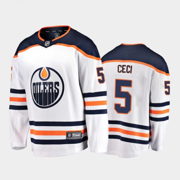 Cody Ceci Away Edmonton Oilers Jersey Player White