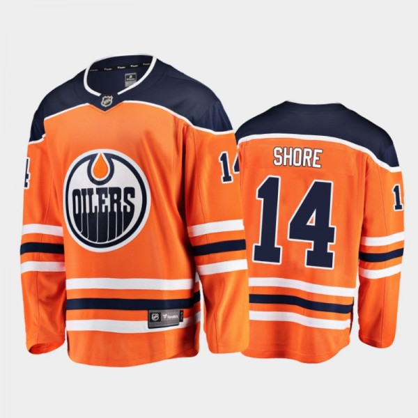 Devin Shore Home Edmonton Oilers Jersey 2021 Seaso...