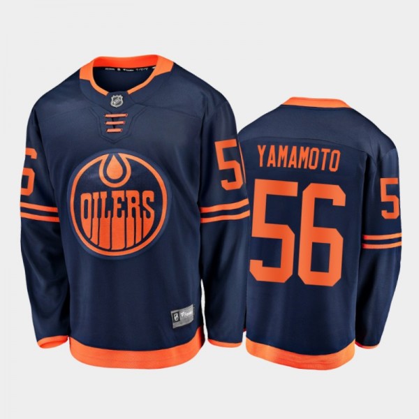 Kailer Yamamoto Alternate Edmonton Oilers Jersey 2...