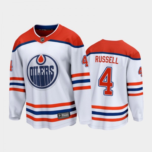 Kris Russell Special Edition Edmonton Oilers Jerse...