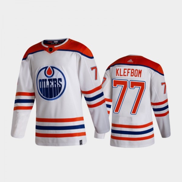 Oscar Klefbom Reverse Retro Edmonton Oilers 2020-2...
