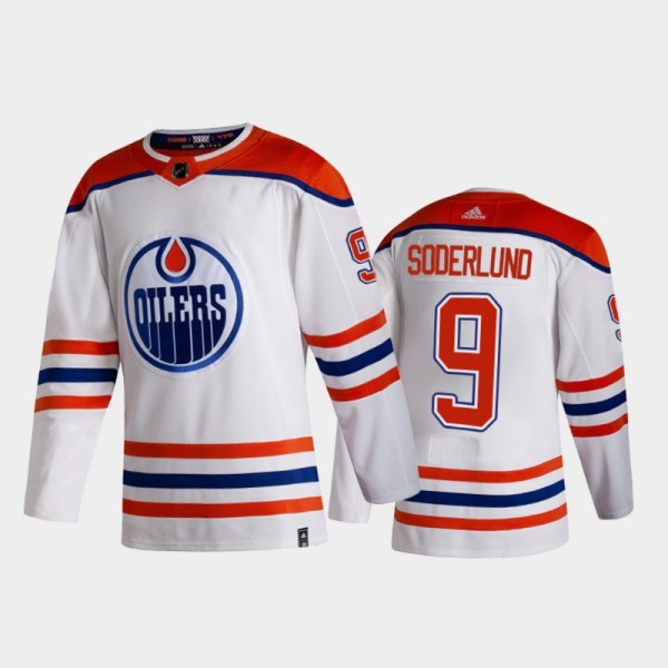 Tim Soderlund 2021 Reverse Retro Edmonton Oilers J...