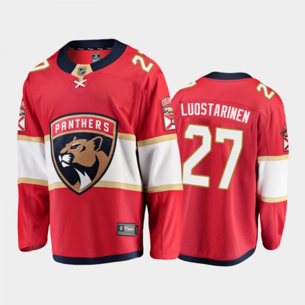Eetu Luostarinen Home Florida Panthers Jersey 2021 Season Breakaway Player Red