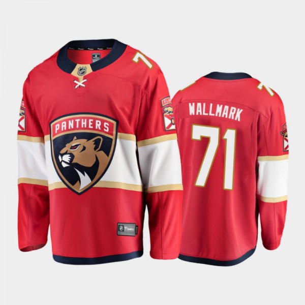 Lucas Wallmark Home Florida Panthers Jersey 2021 S...