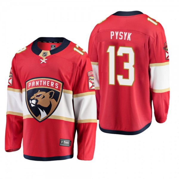 Florida Panthers Mark Pysyk Home Red Breakaway Pla...