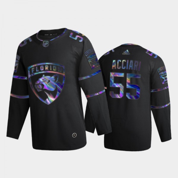 Noel Acciari Iridescent Holographic Panthers Jerse...