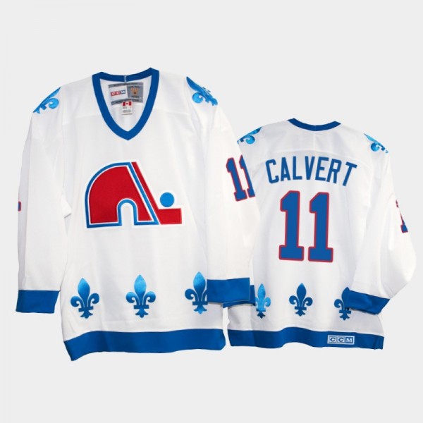 Heritage Vintage Quebec Nordiques 1991-95 Jersey Matt Calvert #11 Replica White