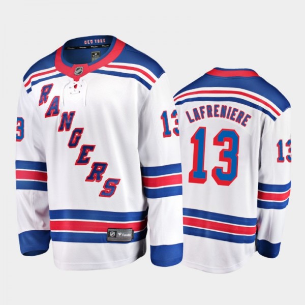 Alexis Lafreniere Away New York Rangers Jersey 202...