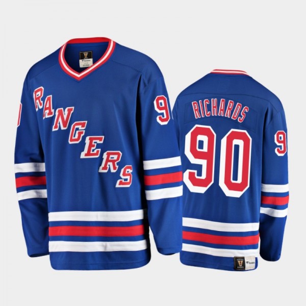 Justin Richards Heritage New York Rangers Jersey 2...