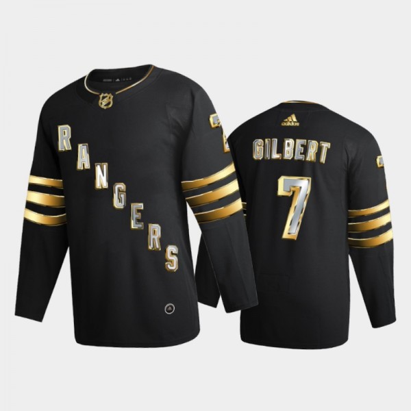 Rod Gilbert Golden Edition Rangers Black Jersey Ho...