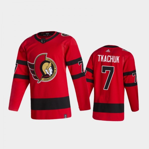 Brady Tkachuk Reverse Retro Ottawa Senators 2020-21 Jersey Authentic - Red