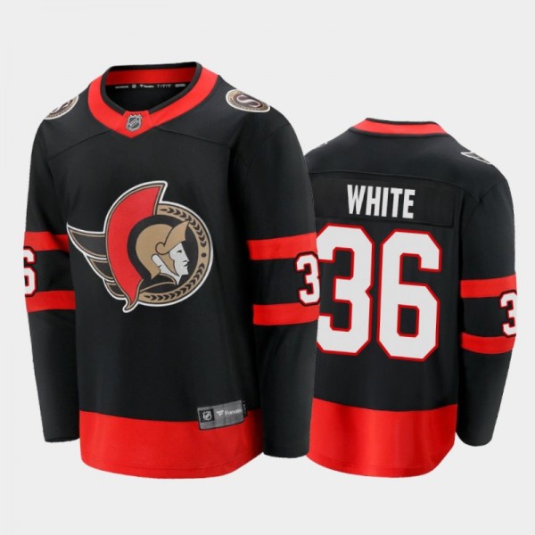 Colin White Home Ottawa Senators Jersey 2021 Season Premier Black