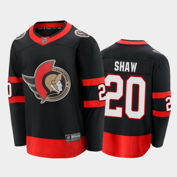 Logan Shaw Home Ottawa Senators Jersey 2021 Season...