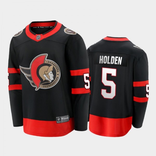 Nick Holden Ottawa Senators Home Jersey Player Bla...