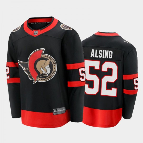 Olle Alsing Home Ottawa Senators Jersey 2021 Seaso...