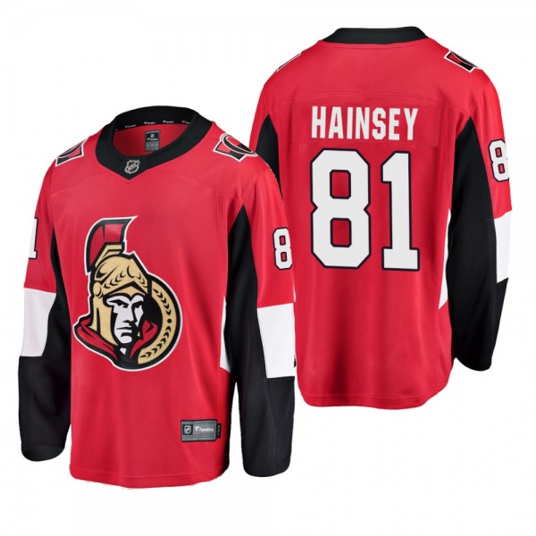 Ottawa Senators Ron Hainsey Home Red Jersey