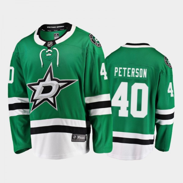 Jacob Peterson Dallas Stars Home Jersey Player Gre...