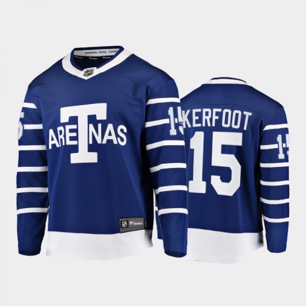 Alexander Kerfoot Toronto Maple Leafs Blue Jersey Team Classics