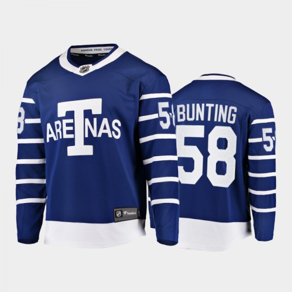 Michael Bunting Toronto Maple Leafs Blue Jersey Te...