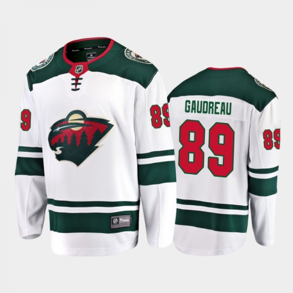 Frederick Gaudreau Away Minnesota Wild Jersey Play...