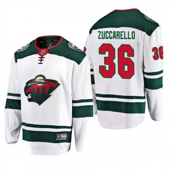 Minnesota Wild Mats Zuccarello Away White Jersey