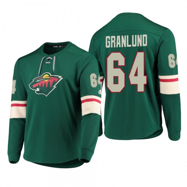 Wild Mikael Granlund 2018-19 Jersey Green Platinum...