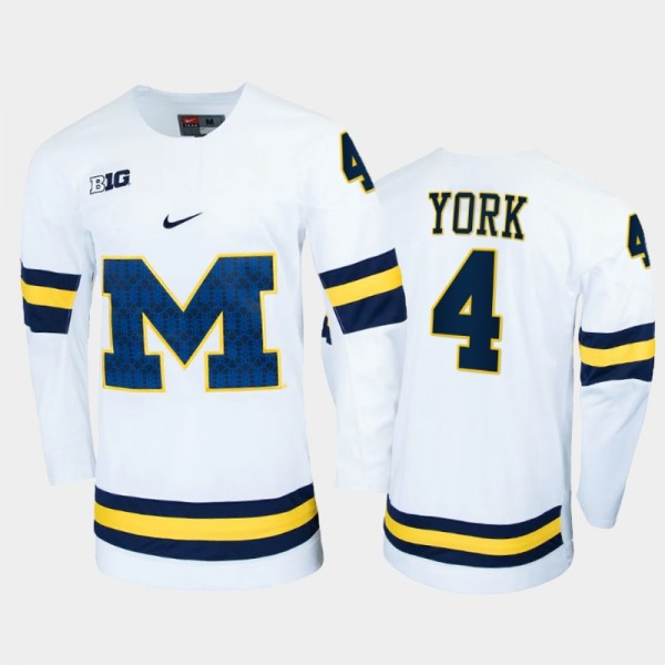Cam York College Hockey Michigan Wolverines Jersey...