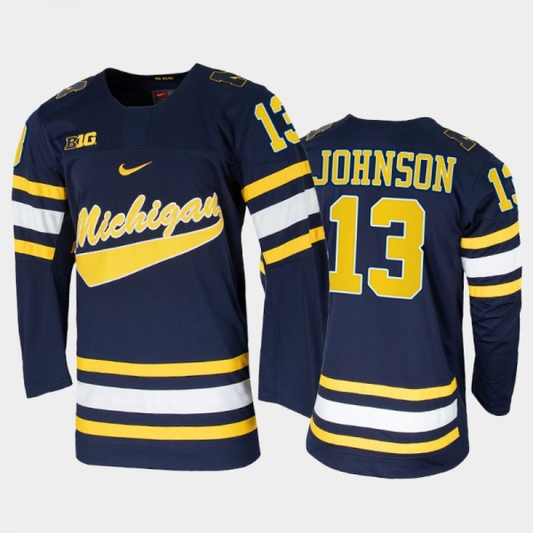 Kent Johnson College Hockey Michigan Wolverines Je...