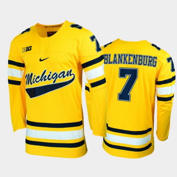 Nick Blankenburg College Hockey Michigan Wolverine...