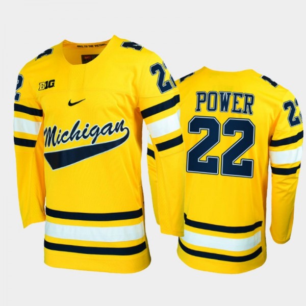 Owen Power College Hockey Michigan Wolverines Jers...