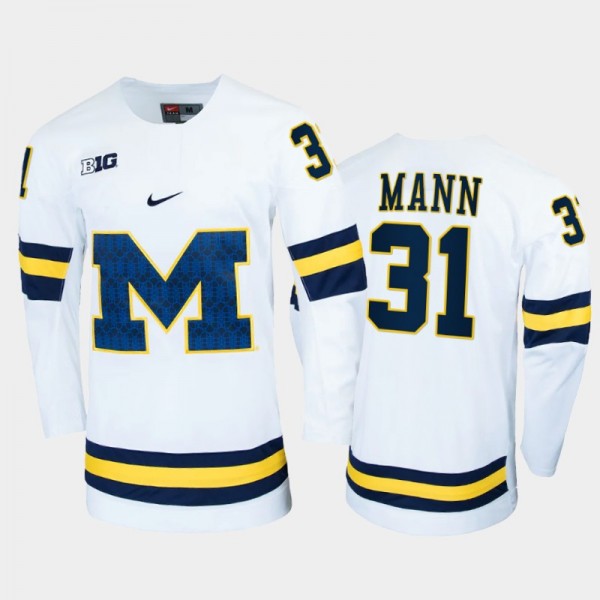 Strauss Mann College Hockey Michigan Wolverines Je...