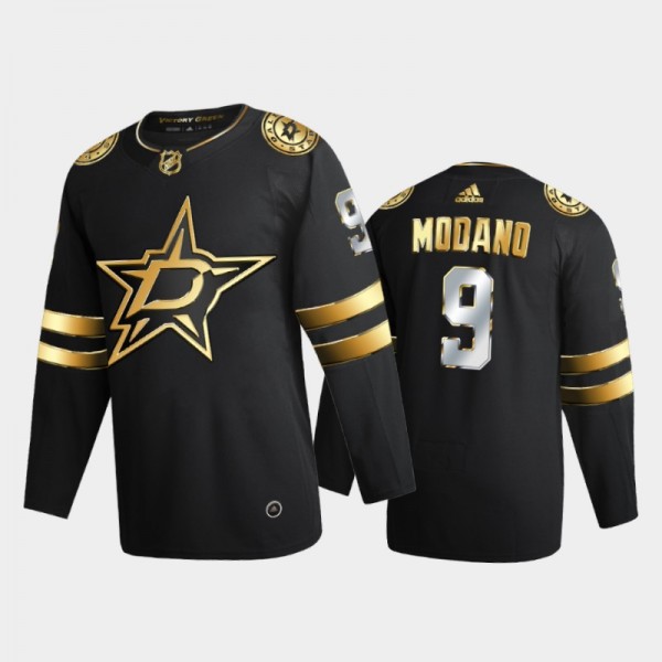 2020-21 Mike Modano Authentic Golden Limited Edition Dallas Stars Jersey - Black