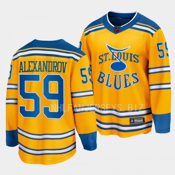 Nikita Alexandrov St. Louis Blues 2022 Special Edi...