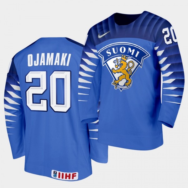 Niko Ojamaki 2020 IIHF World Championship #20 Away...