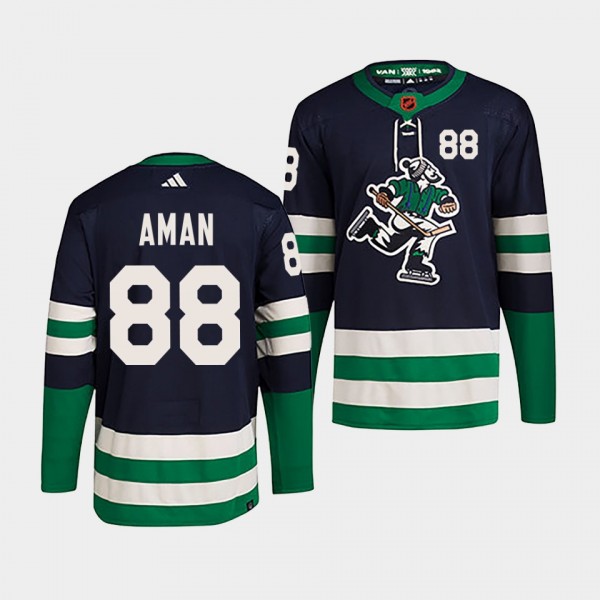 Nils Aman Vancouver Canucks 2022 Reverse Retro 2.0...