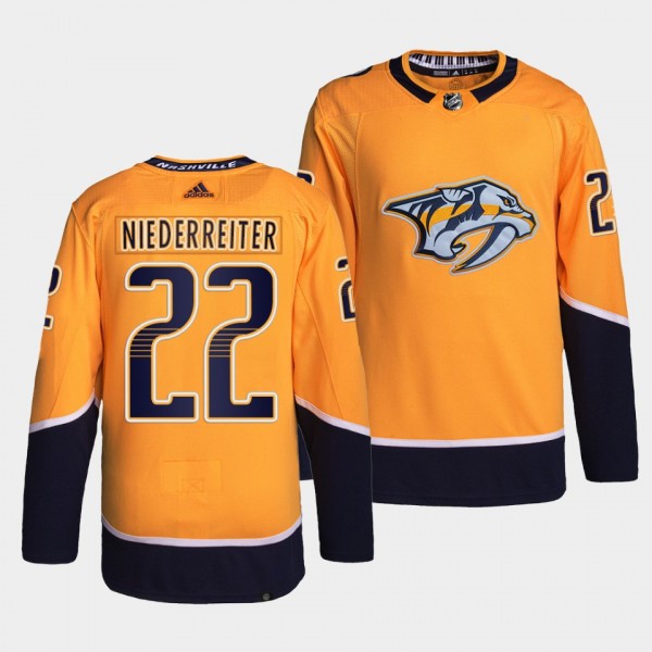 Nino Niederreiter #22 Nashville Predators 2022 Pri...