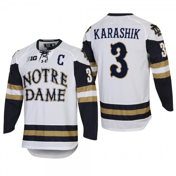 Adam Karashik #3 Notre Dame Fighting Irish 2022 Co...