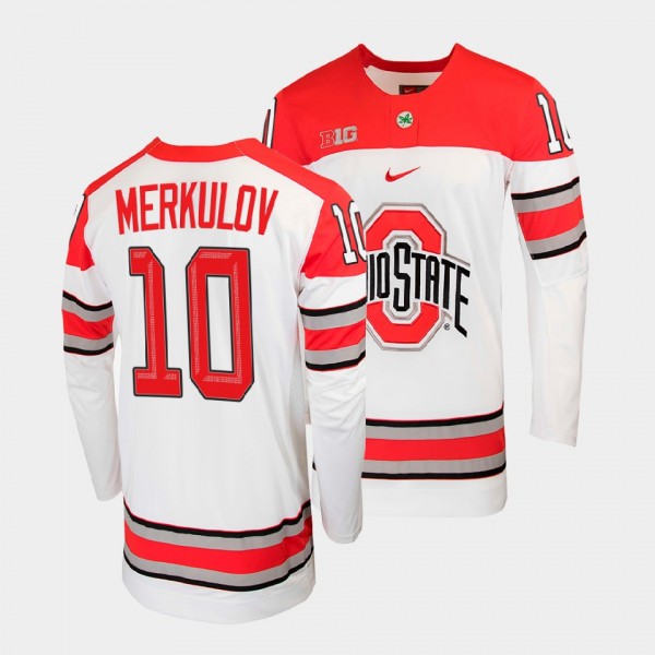 Georgii Merkulov Ohio State Buckeyes College Hocke...