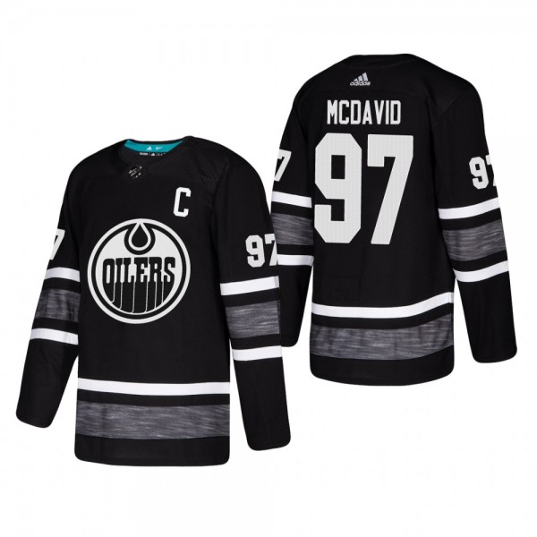 Connor McDavid 2019 NHL All-Star Black Parley Oile...