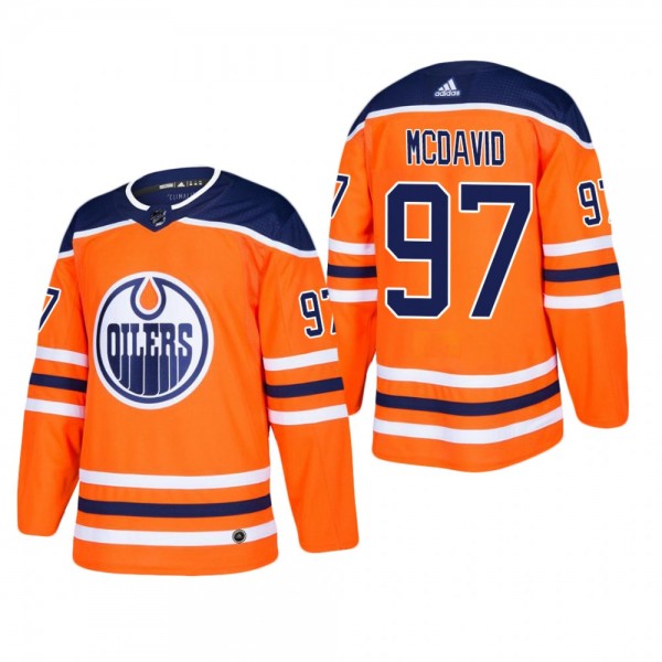 Connor McDavid Edmonton Oilers Home Player Authent...