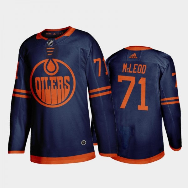 Ryan McLeod Alternate Edmonton Oilers Navy 2020-21...