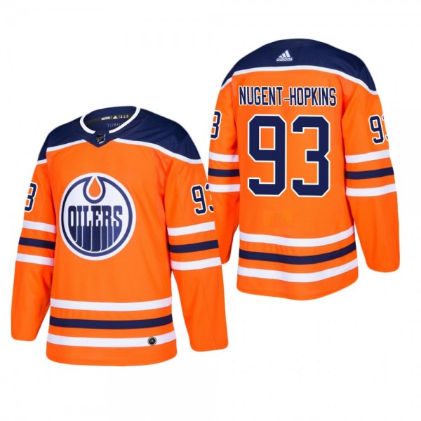 Ryan Nugent-Hopkins Edmonton Oilers Home Player Authentic Jersey Orange