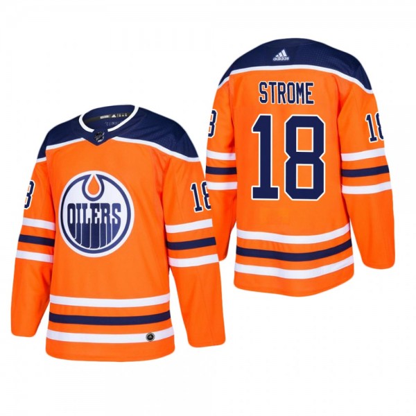 Ryan Strome Edmonton Oilers Home Player Authentic Jersey Orange