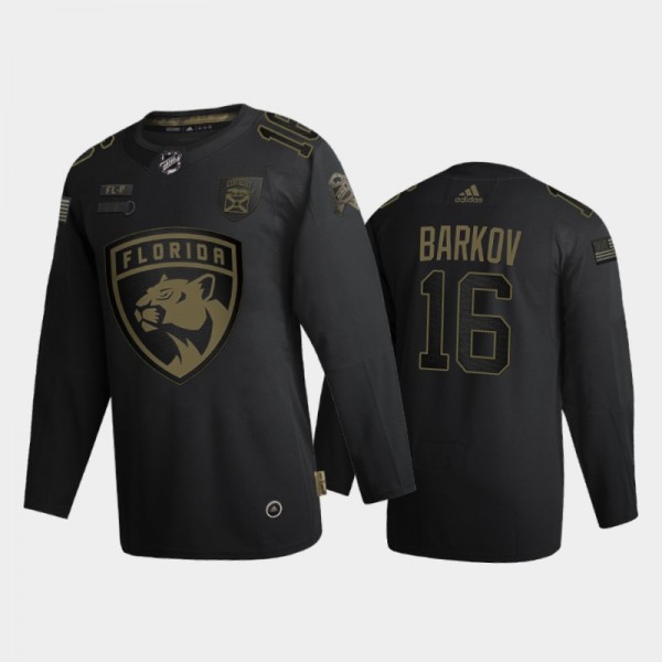 Florida Panthers Aleksander Barkov Authentic Black...